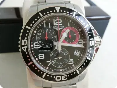 론진 하이드로 콘퀘스트 41mm 크로노 쿼츠 스틸