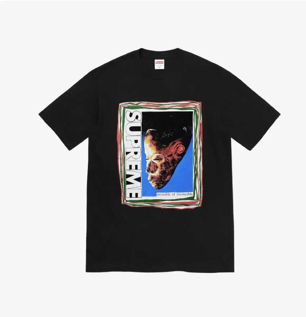 (XL)Supreme Mask T-Shirt Black - 22SS