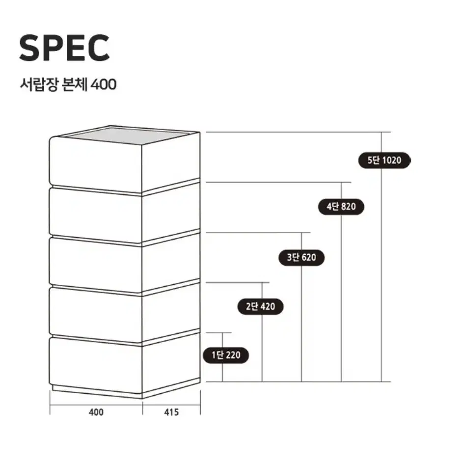 샤바스 서랍장