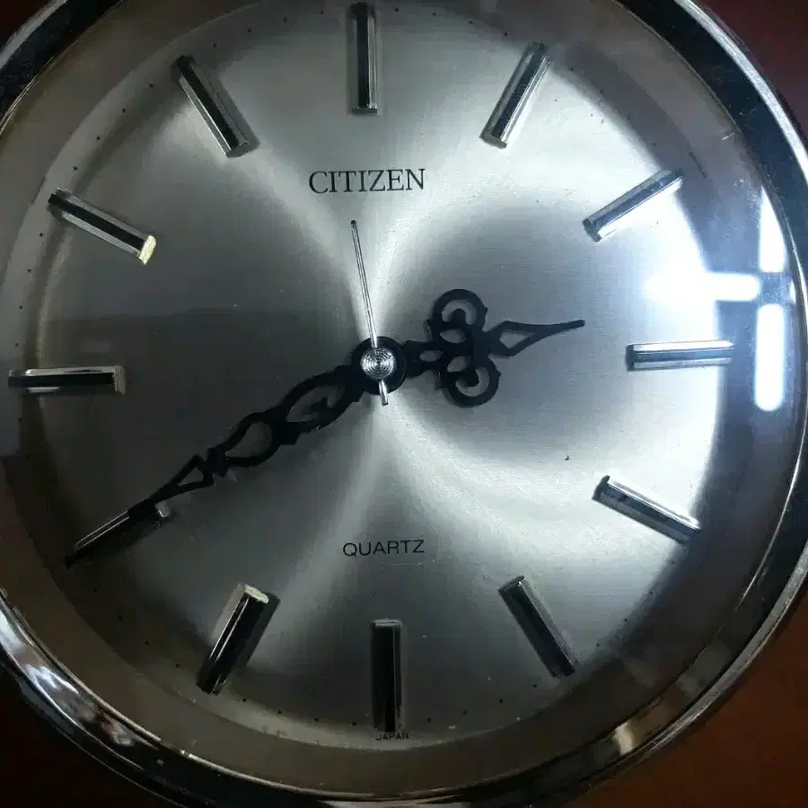 일본 CITIZEN 괴목 탁상시게