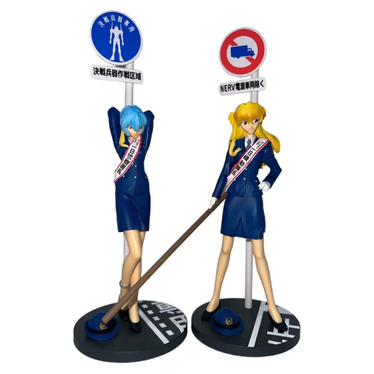 Evangelion 3rd New Tokyo City Police Figure lay Asuka Classical Beauty Girl