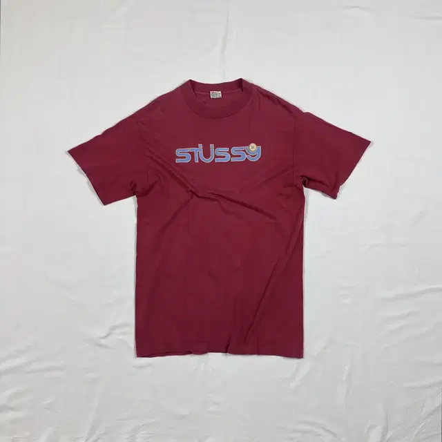 90s 스투시 stussy 스펠아웃 프린트 반팔티