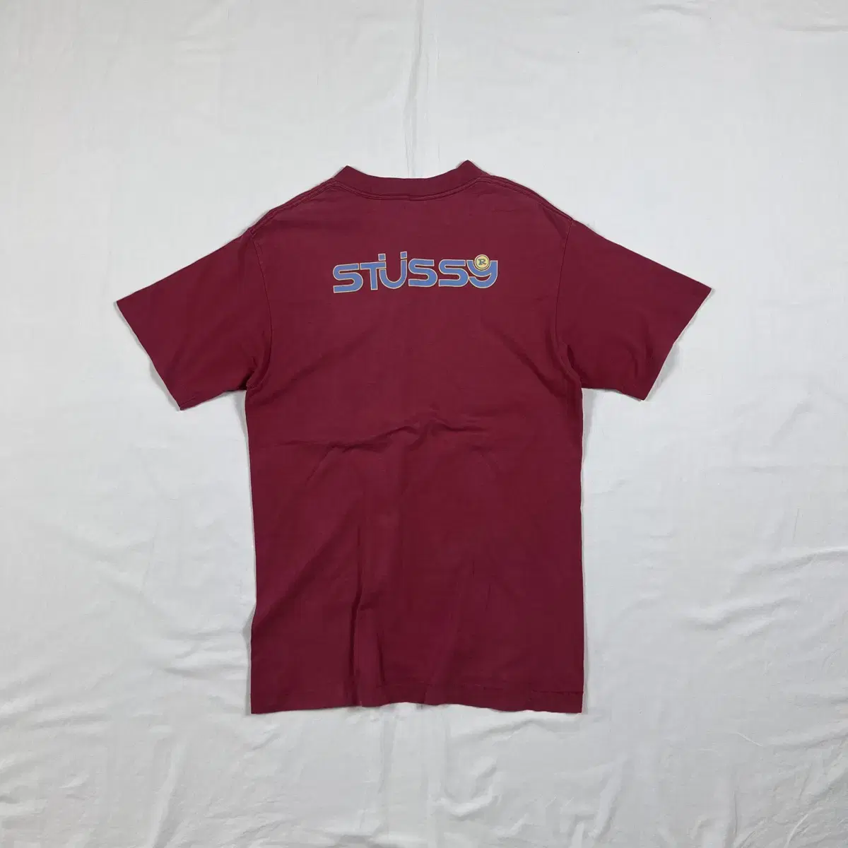 90s 스투시 stussy 스펠아웃 프린트 반팔티