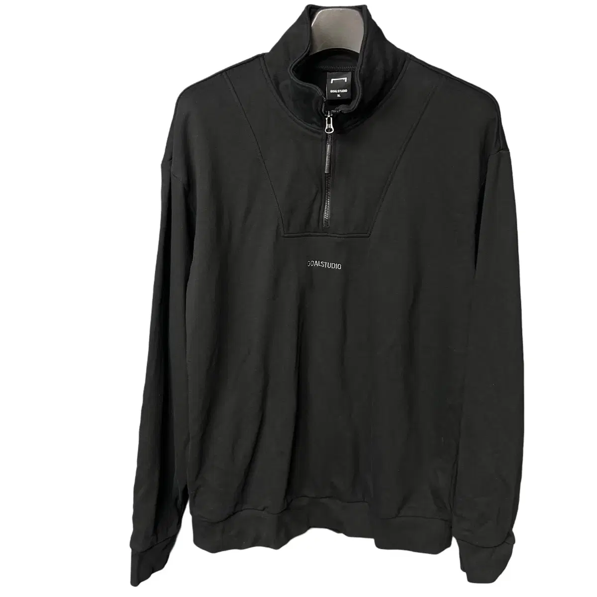 XL Goalstudio Black Half Zip Top