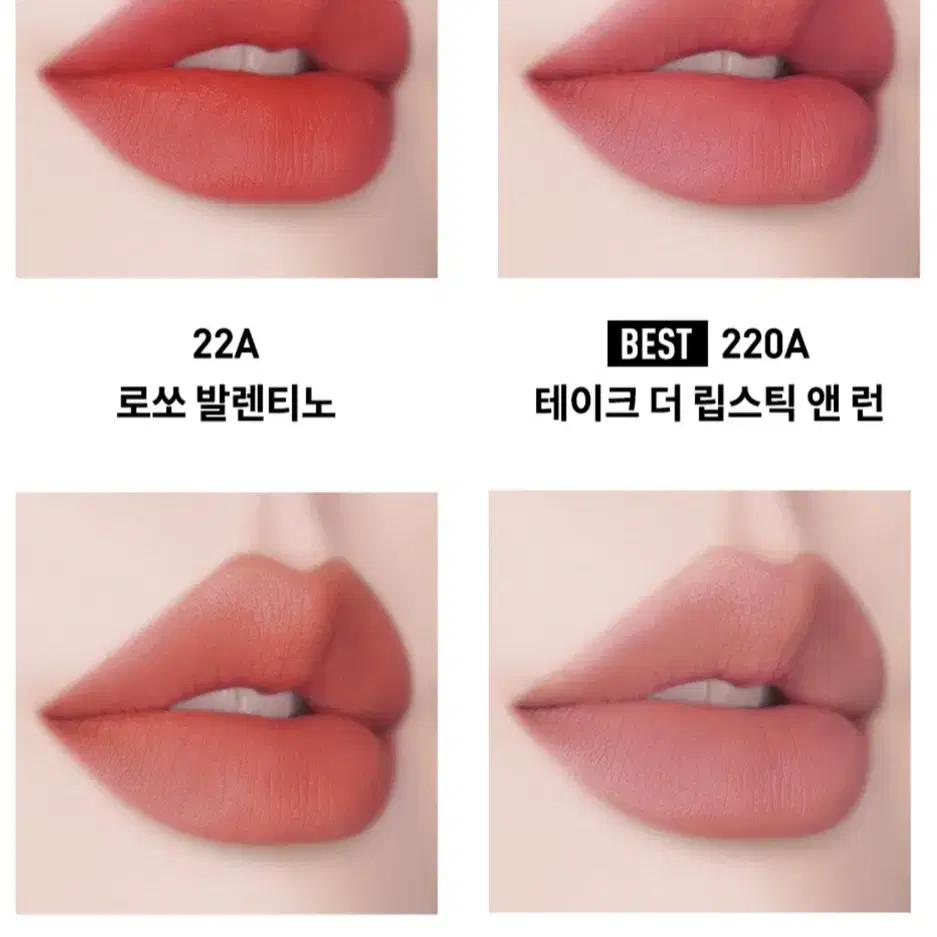 발렌티노 리퀴로쏘 마뜨 립 블러쉬 틴트 테이크더립스틱앤런 22A 220A