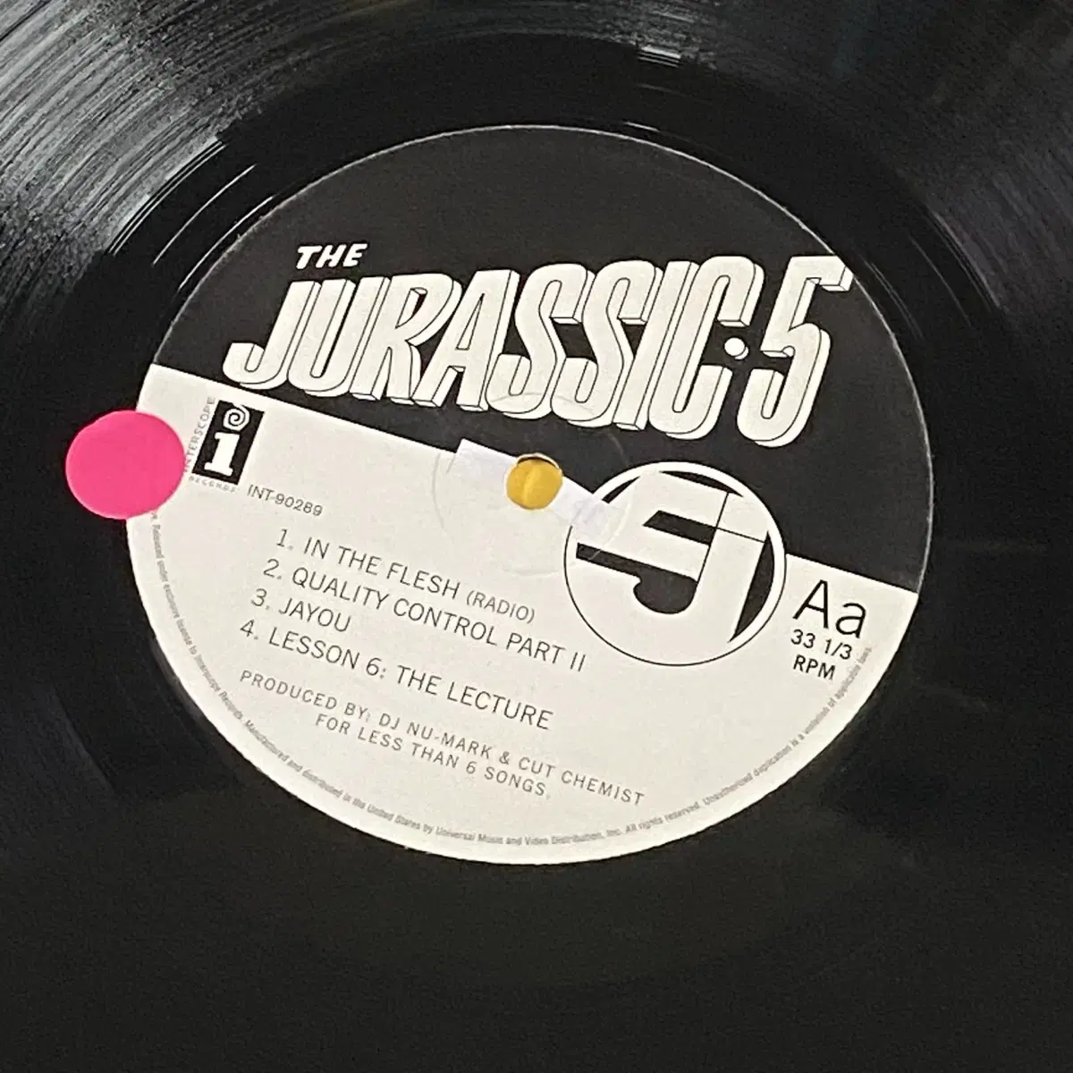 [해외힙합] Jurrasic 5 ep LP 엘피 레코드