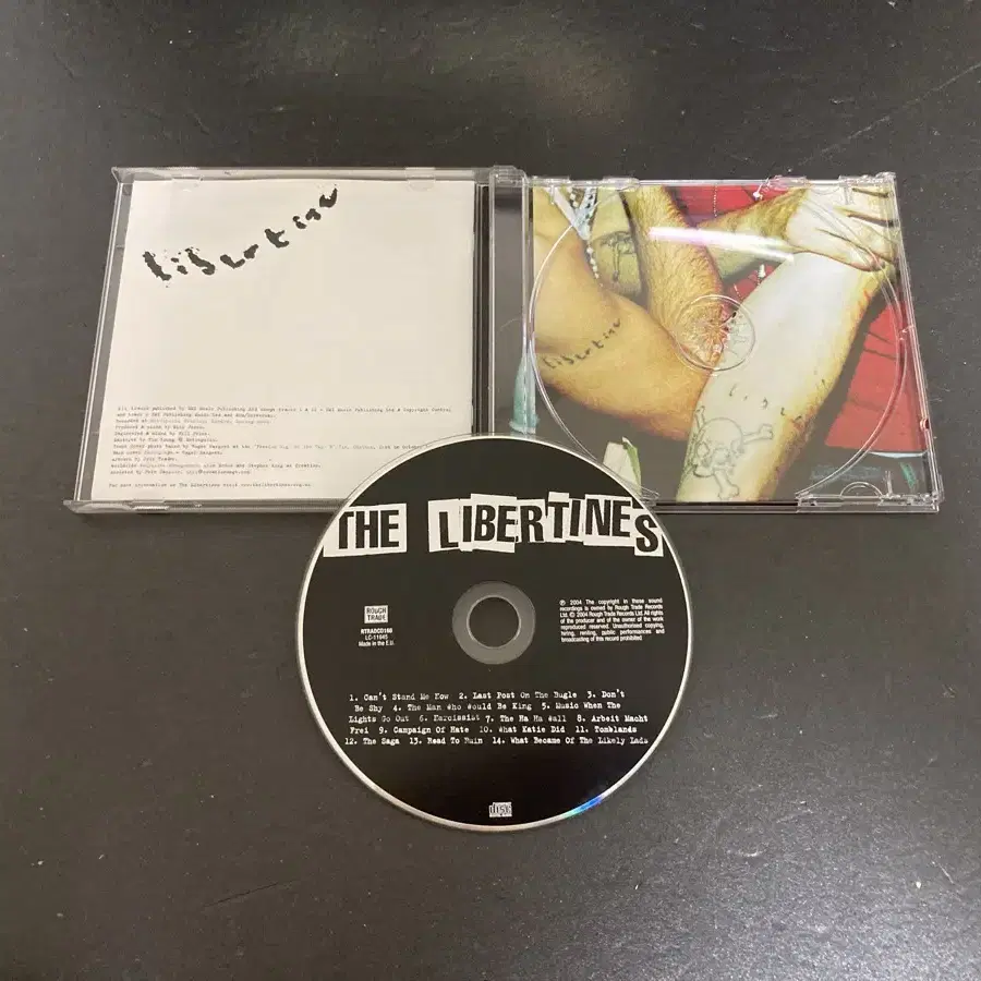 리버틴스-The Libertines 04년 UK 풀밴드싸인CD