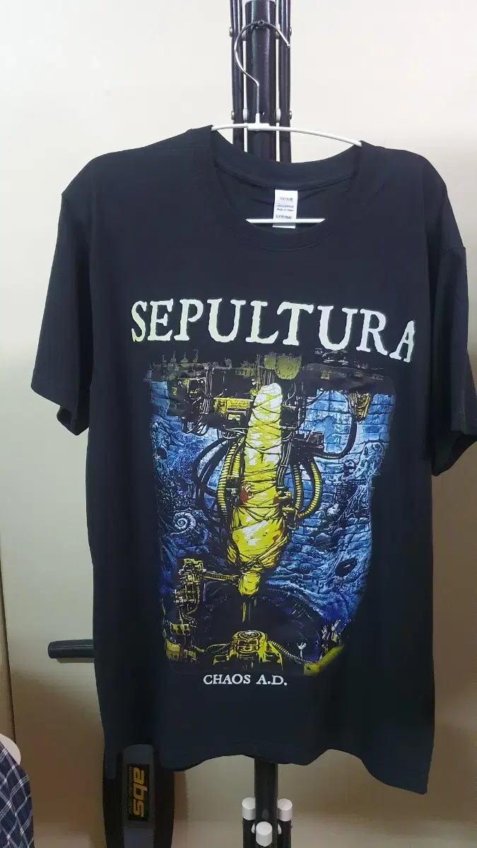 새상품)Sepultura(세풀투라)Chaos A.D. 코튼반팔티셔츠L