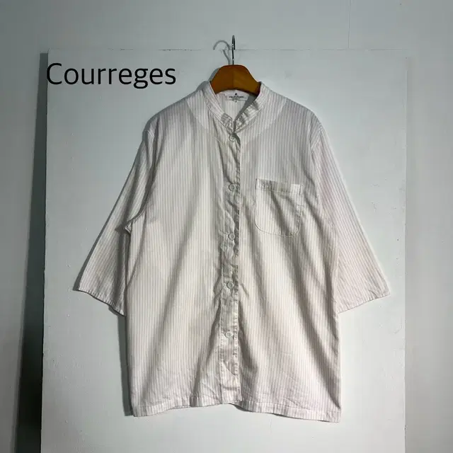 Courreges 꾸레쥬 로고 반팔셔츠