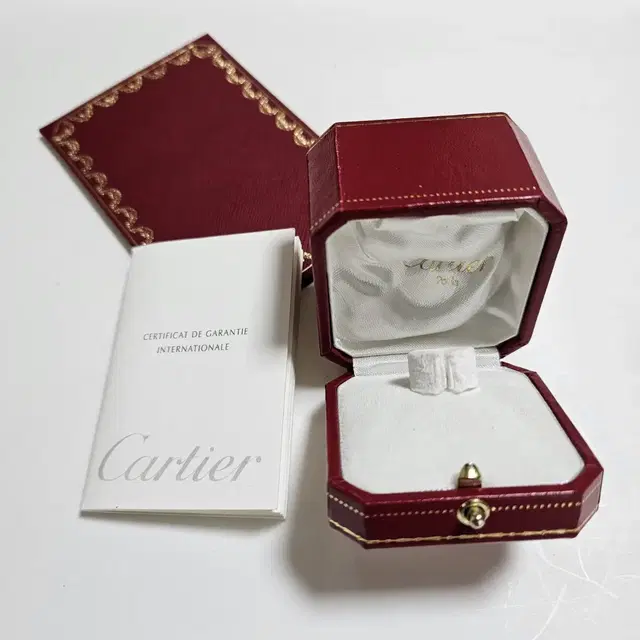 정품 Cartier 반지케이스와 보증서케이스등