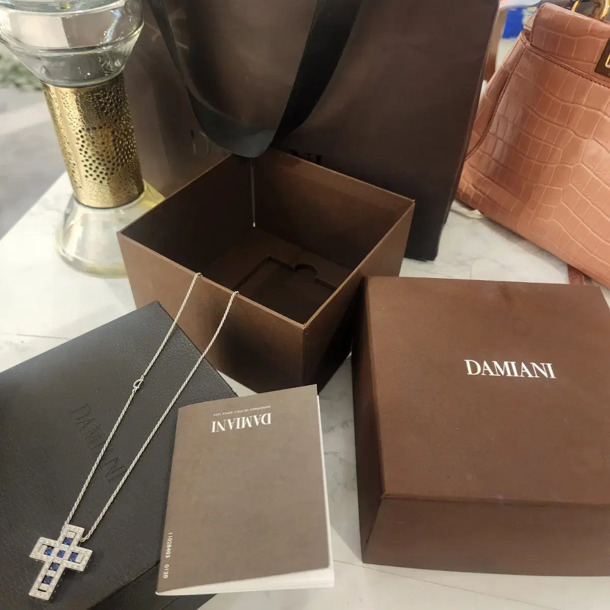 (오늘만)다미아니 Damiani 벨에포크 사파이어 라지 L 목걸이