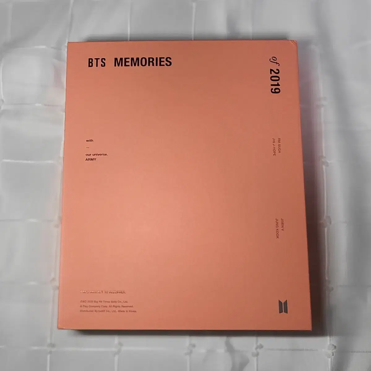 풀박)지민포카 메모리즈 19 MEMORIES 디비디 방탄 BTS 포카