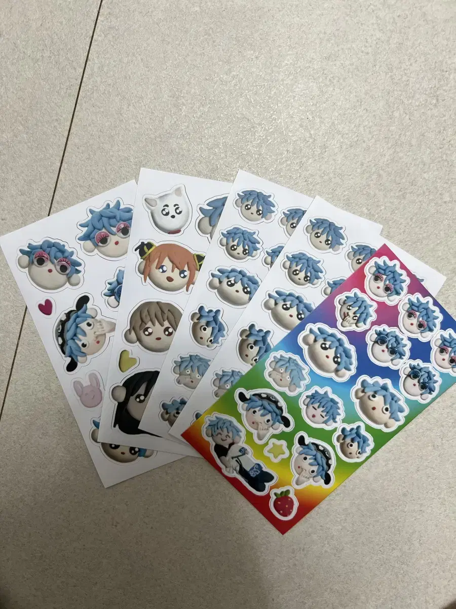 Fubi Enemy Gintama Clay sticker bulk sells