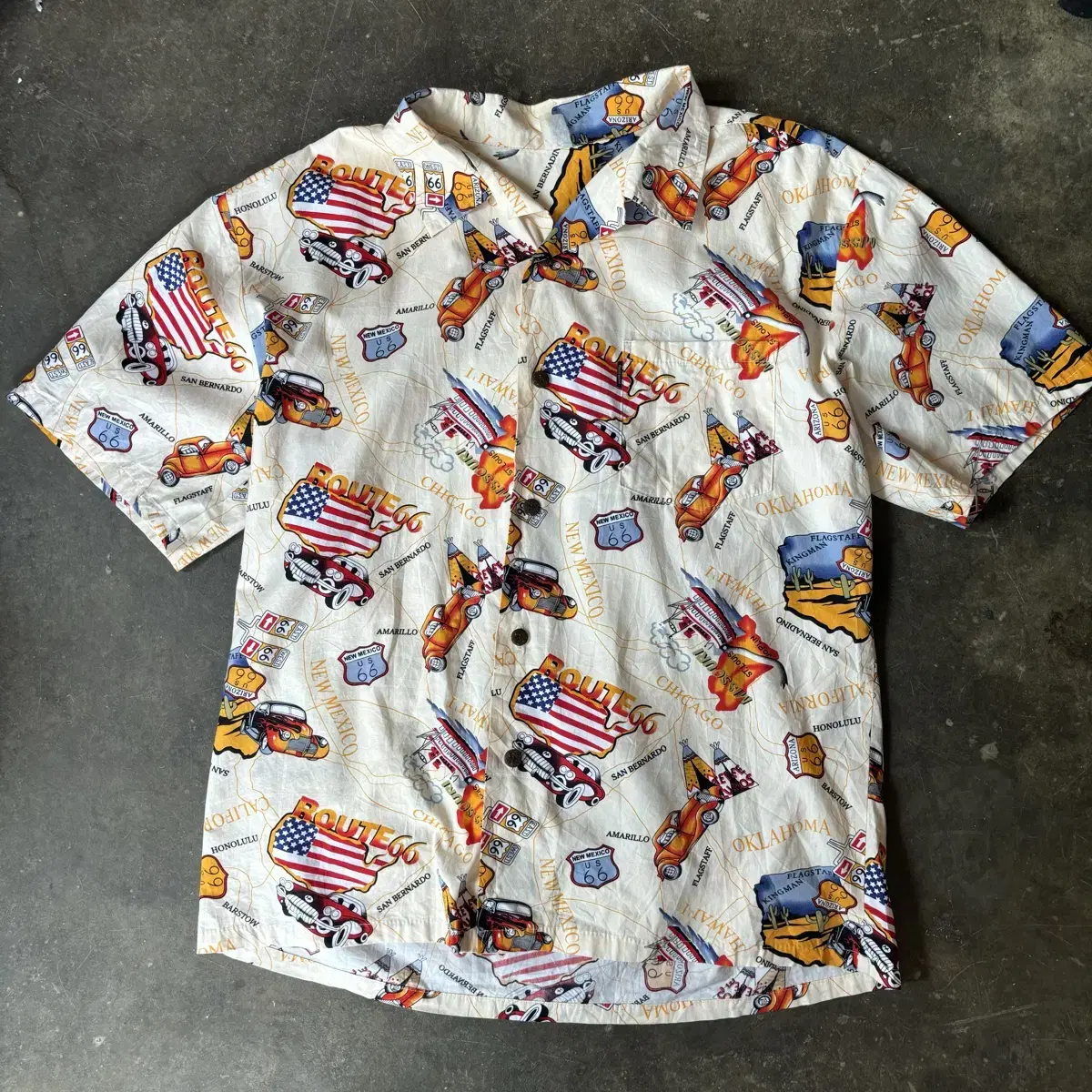 ROUTE 66 Hawaiian shirts