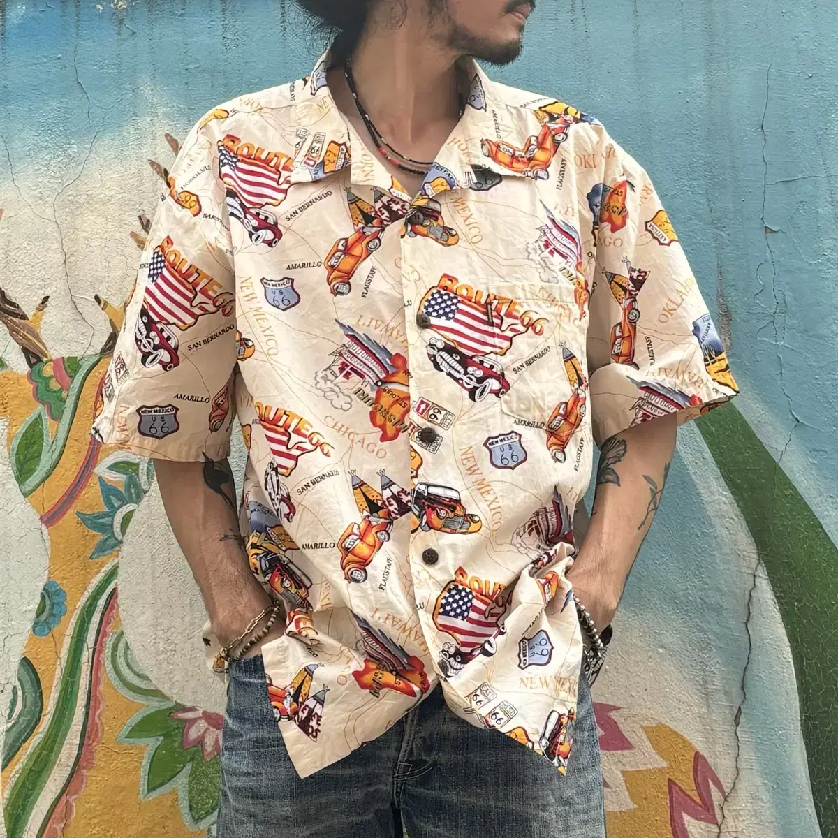 ROUTE 66 Hawaiian shirts