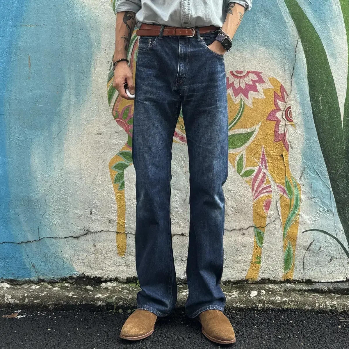 JP KOJIMA GENES selvedge boots cut