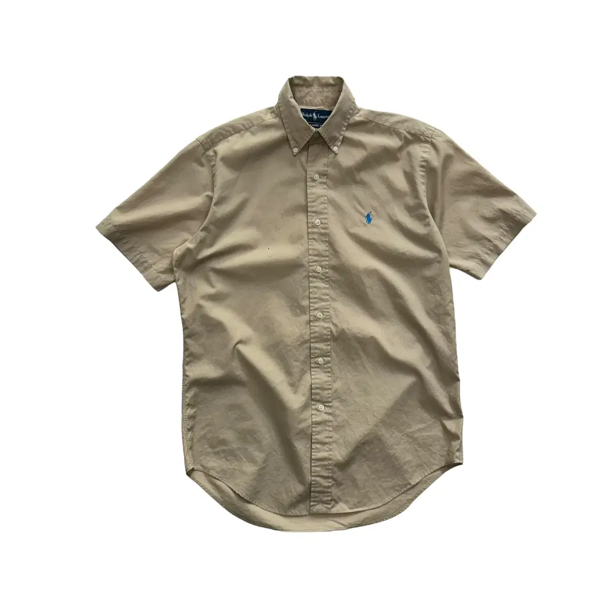 [95] Polo Ralph Lauren Solid Short Sleeve Shirt Solid Color