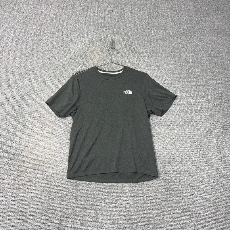 North Face Logo Gray Functional Short Sleeve Tee 95