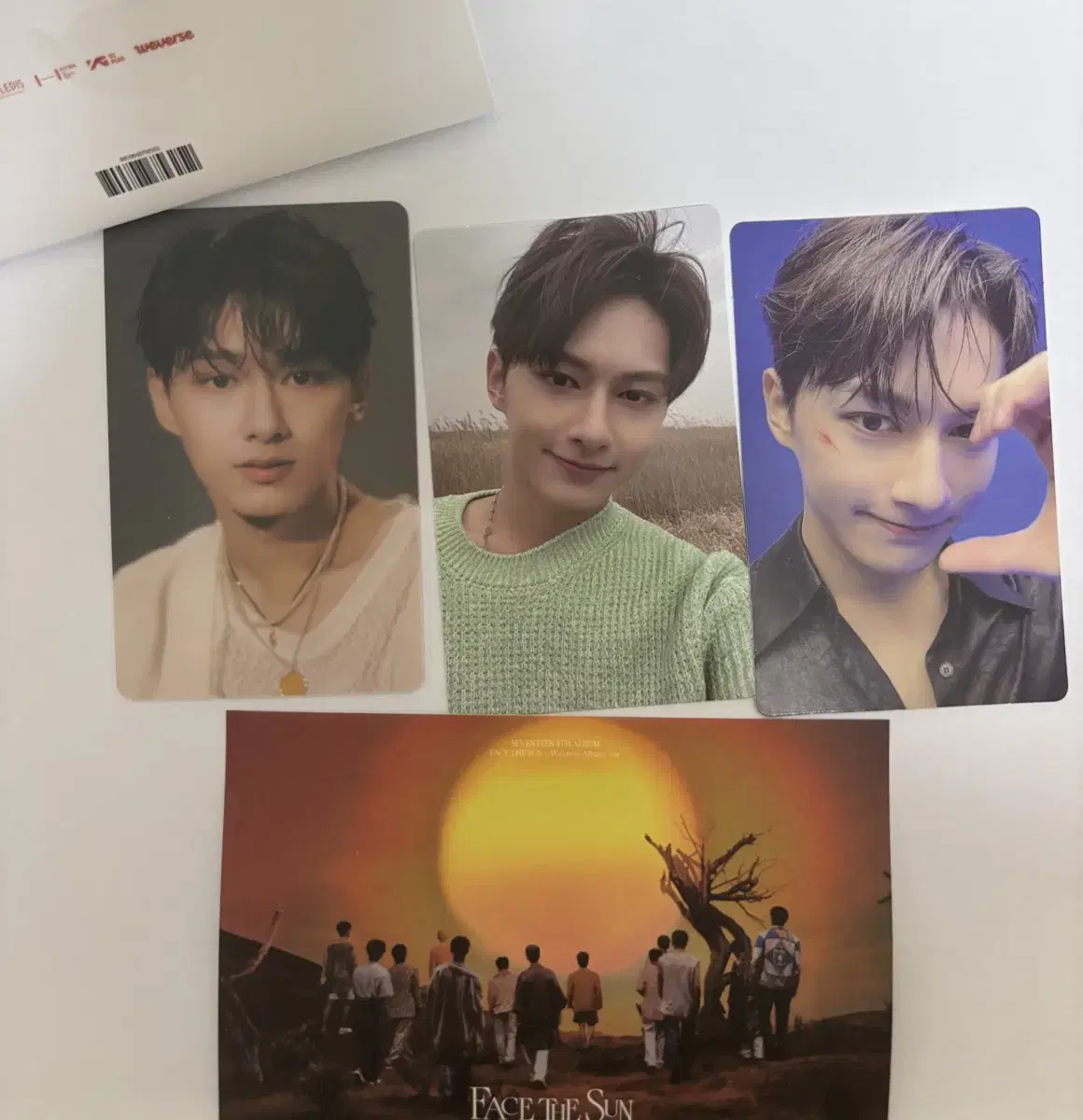 SEVENTEEN FeatherSun FACE THE SUN FeatherSun weverse Jun Hui