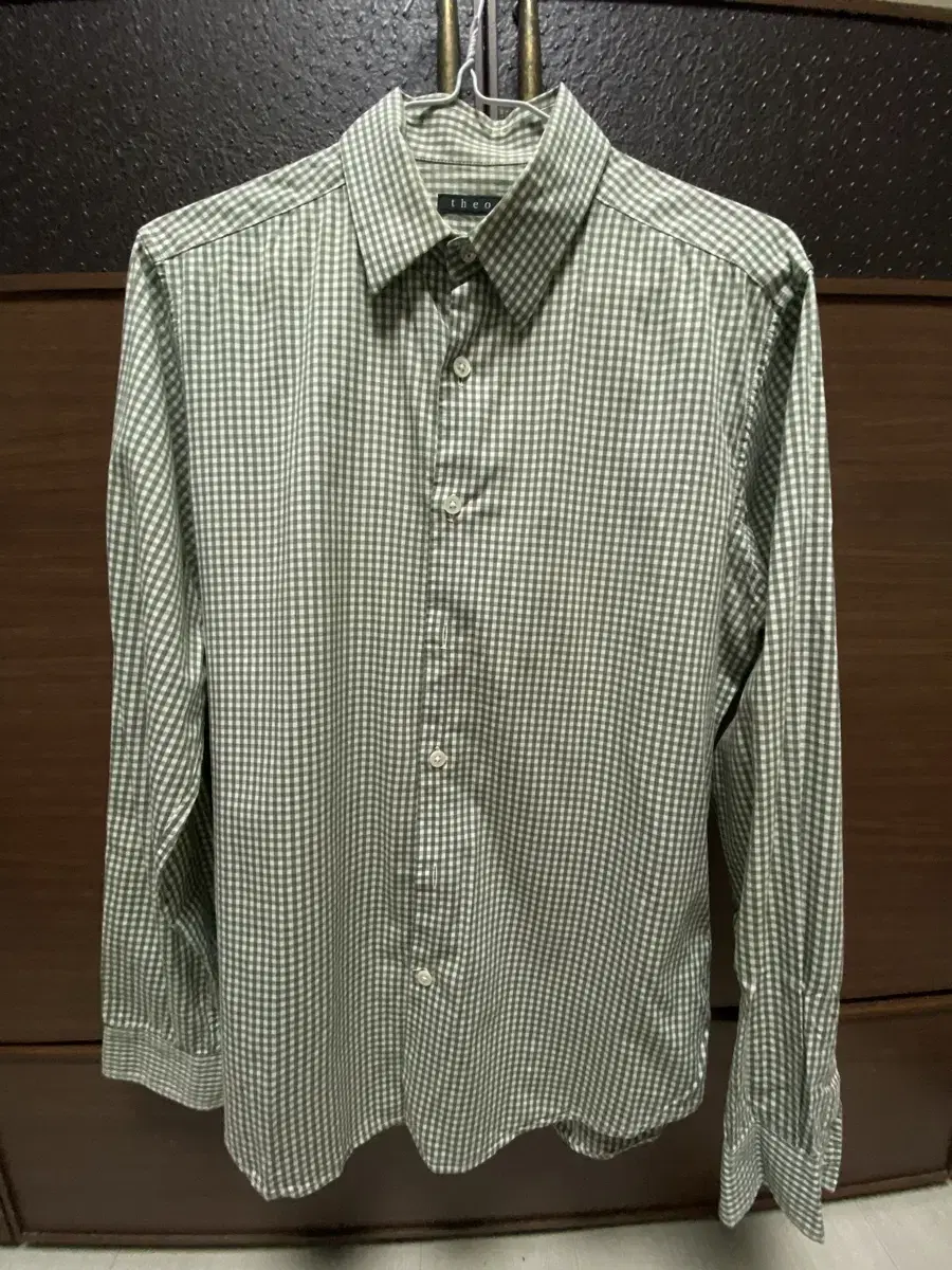 [XS] Terry Men's Shirt Green Check