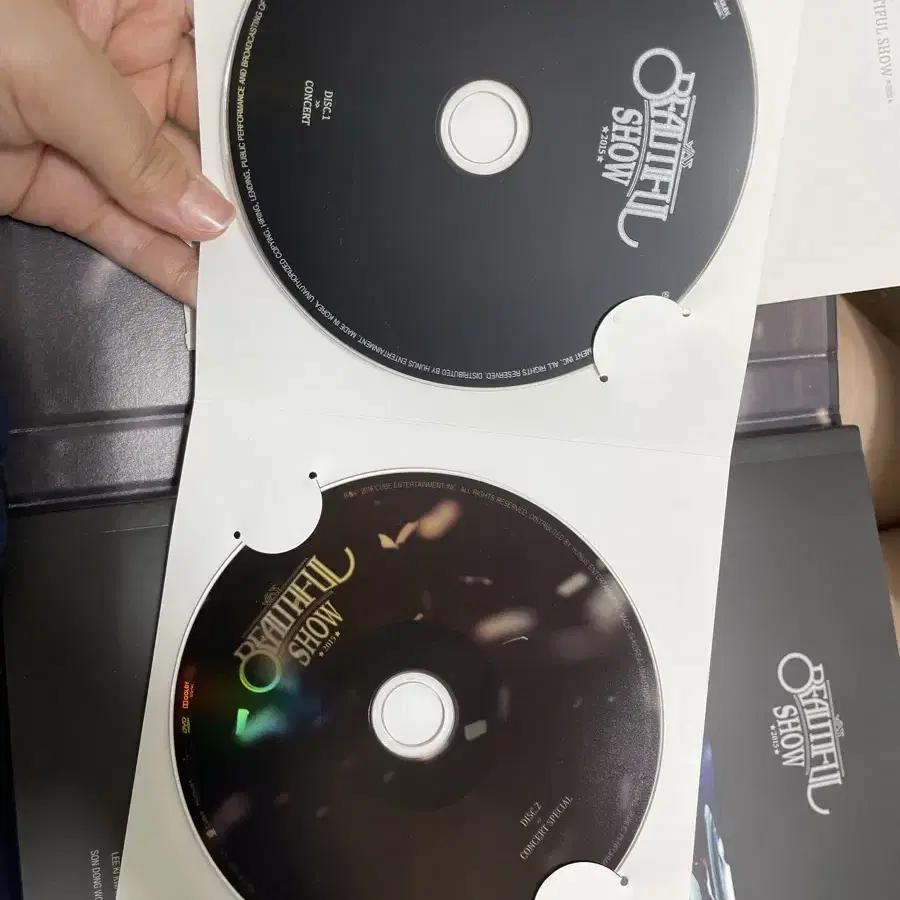 구 비스트 (현 하이라이트) 2015 뷰티풀쇼 DVD 포토북