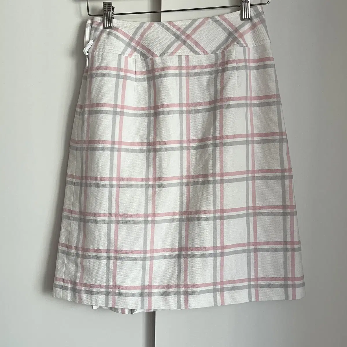 COURREGE check skirt ( made in JAPAN )