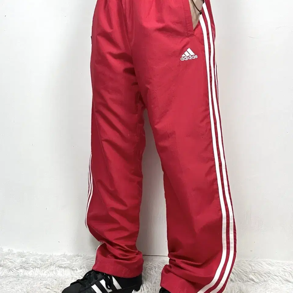 2000s Adidas 아디다스 3스트립 우븐 팬츠