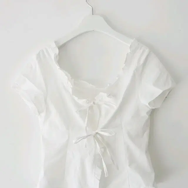 르콩 lekong Lady Frill Ribbon Blouse