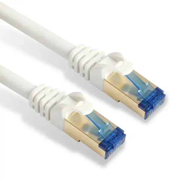 연선 24AWG Cat.8 랜 S-FTP 케이블 화이트 3m