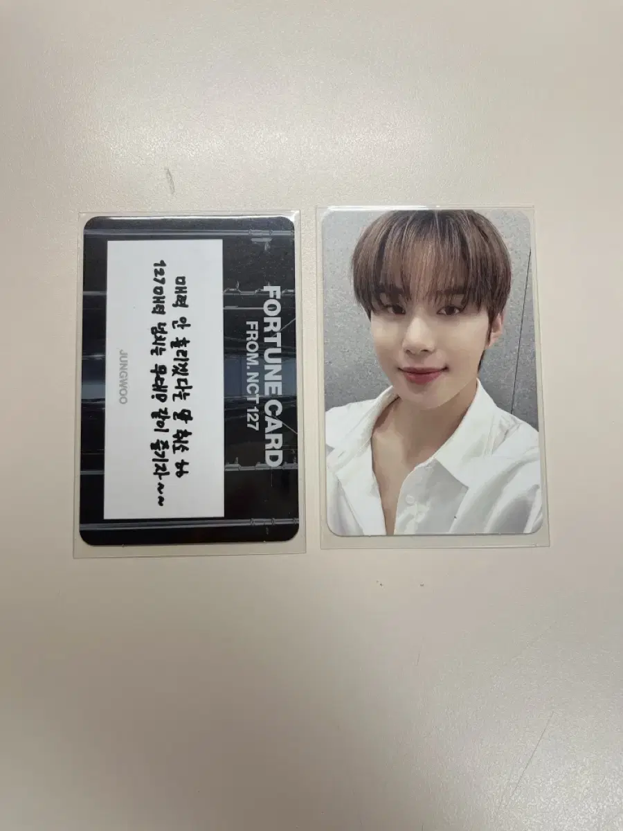 TheUnity Fortune Card jungwoo photocard WTS