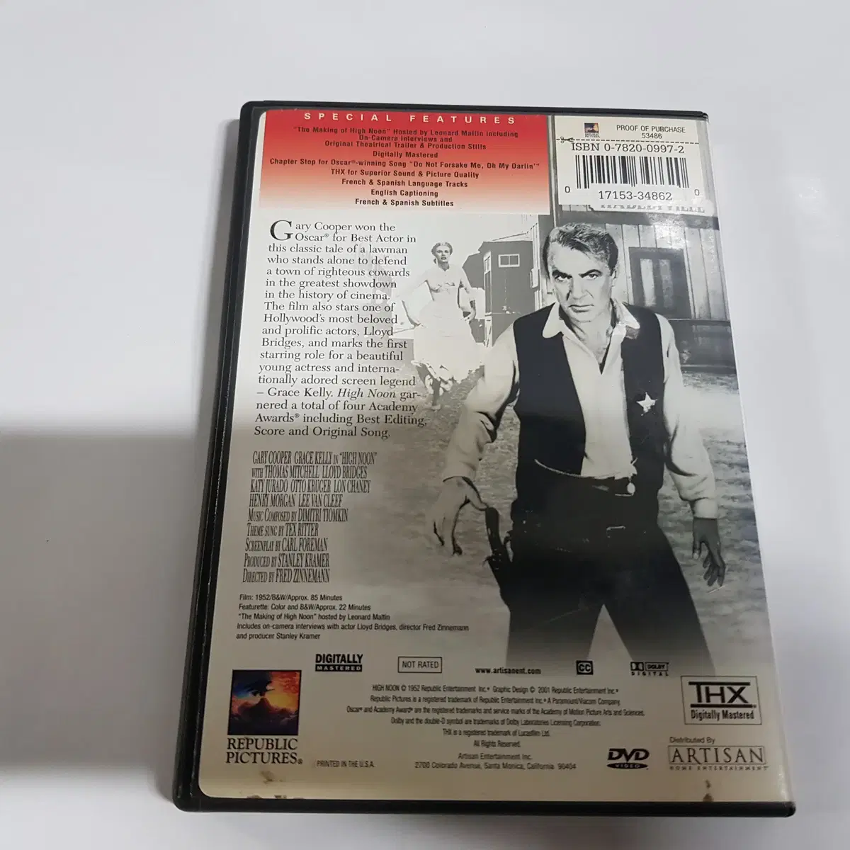 High Noon 1952  DVD