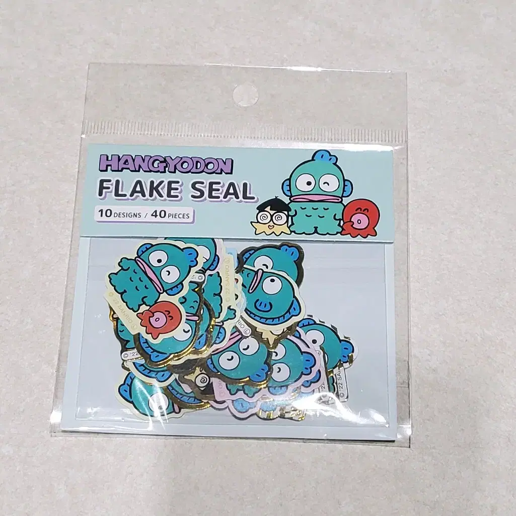 일본 산리오 정품)한교동 플레이크 씰  flake seal