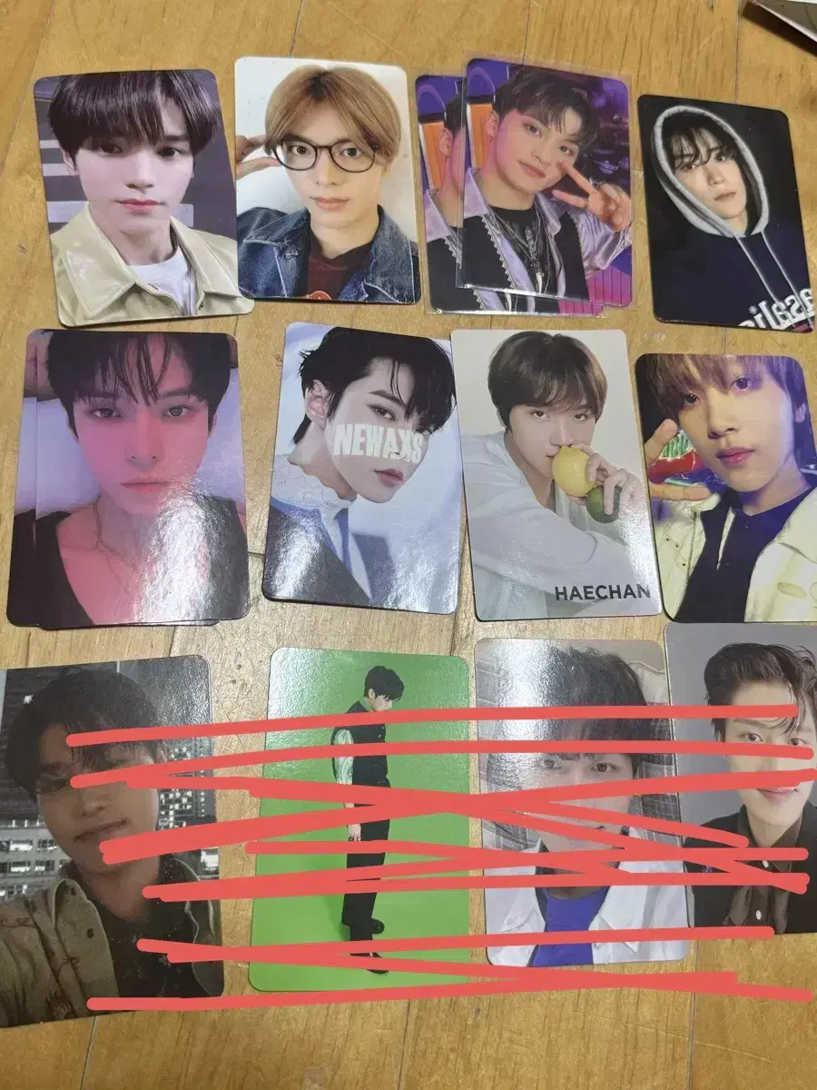 NCT Ilichil photocard wts jaehyun doyoung mark haechan taeil Taeyong