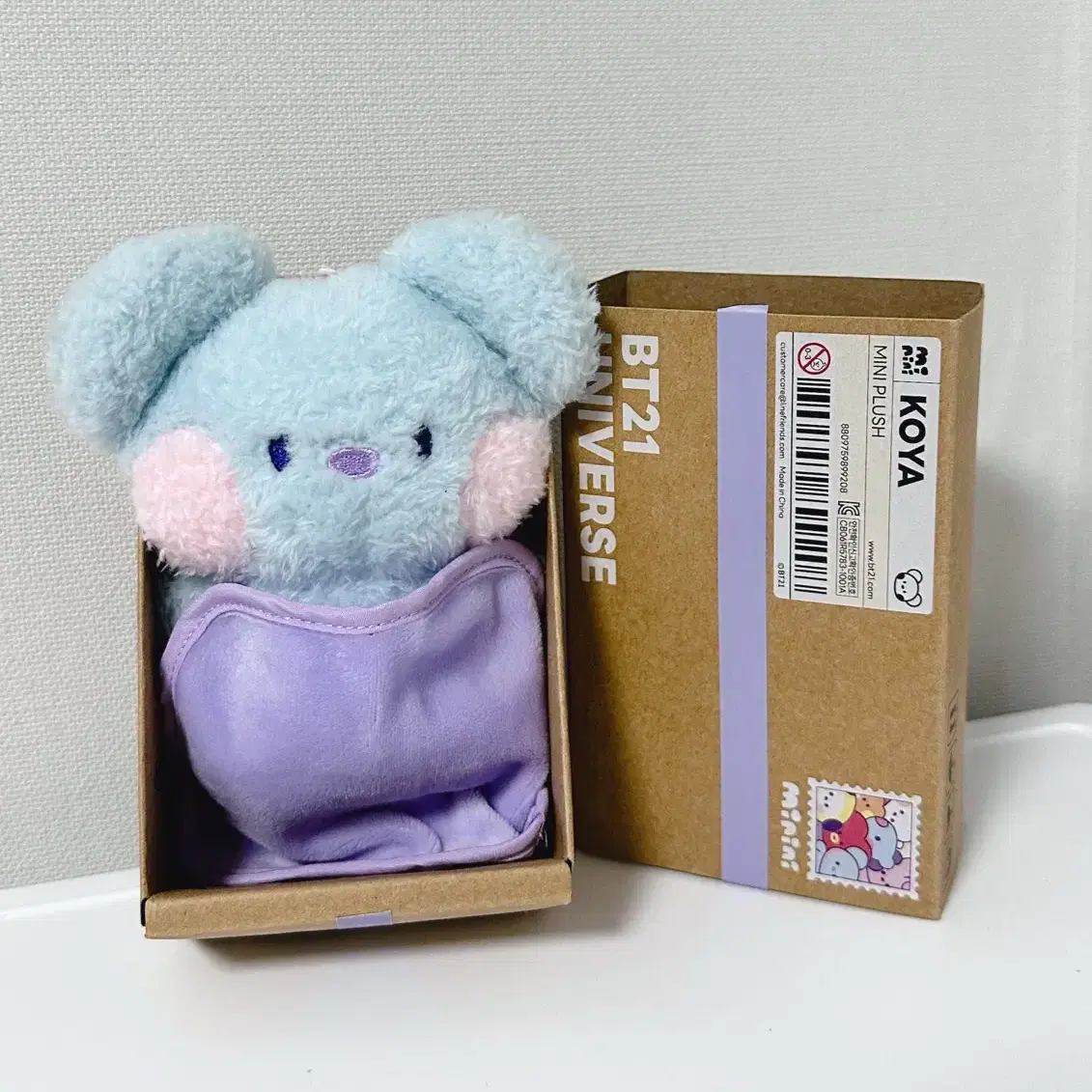 라인프렌즈 BT21 KOYA 미니니 스탠딩 인형