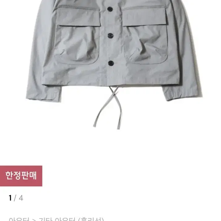 [L] 홀리선 capital functional jacket gray