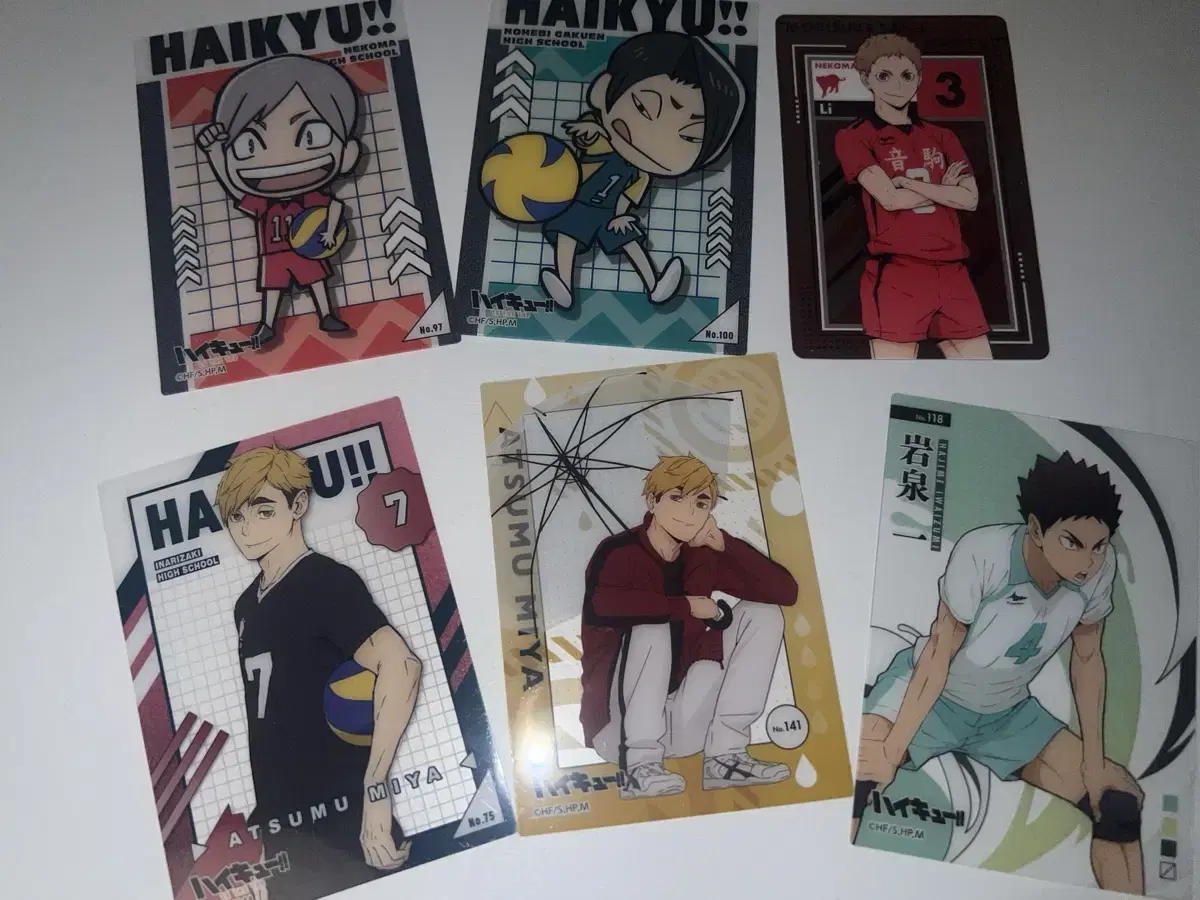 (Bulk) haikyuu Atsumu, Hajime kard Clear kard