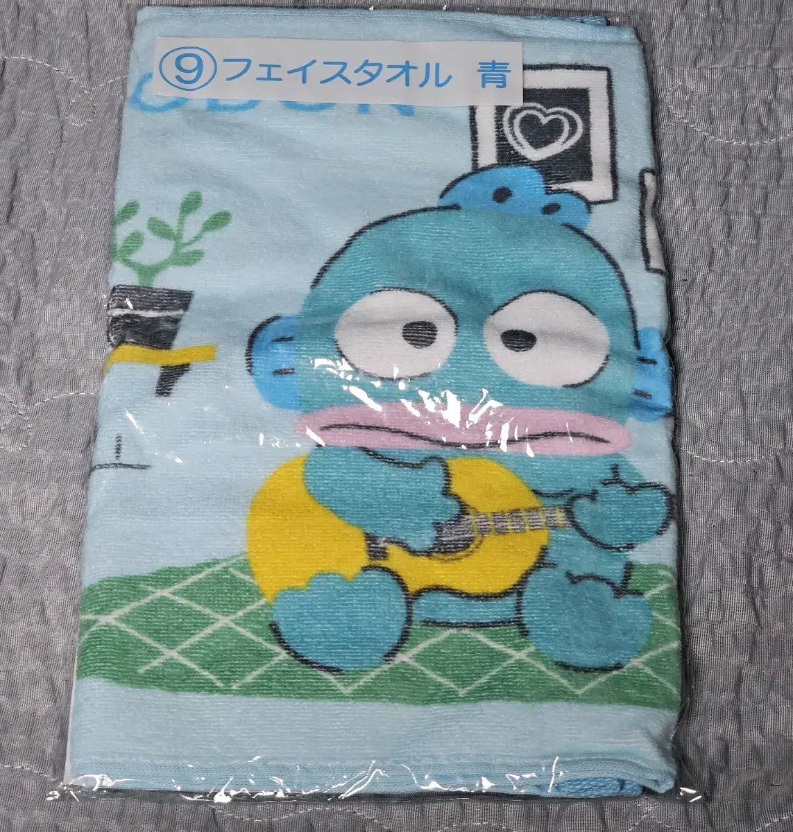 Sanrio Kuji Han Gyodong Face Towel Bloo Version Unsealed