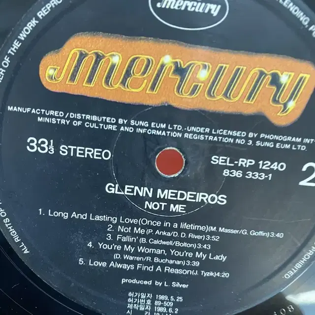 GLENN MEDEIROS  LP / AA3830