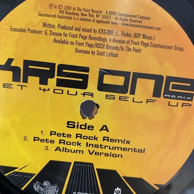 KRS ONE REMIX  LP / AA3857