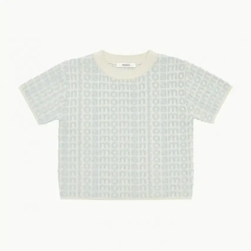 아모멘토 boucle logo top 반팔