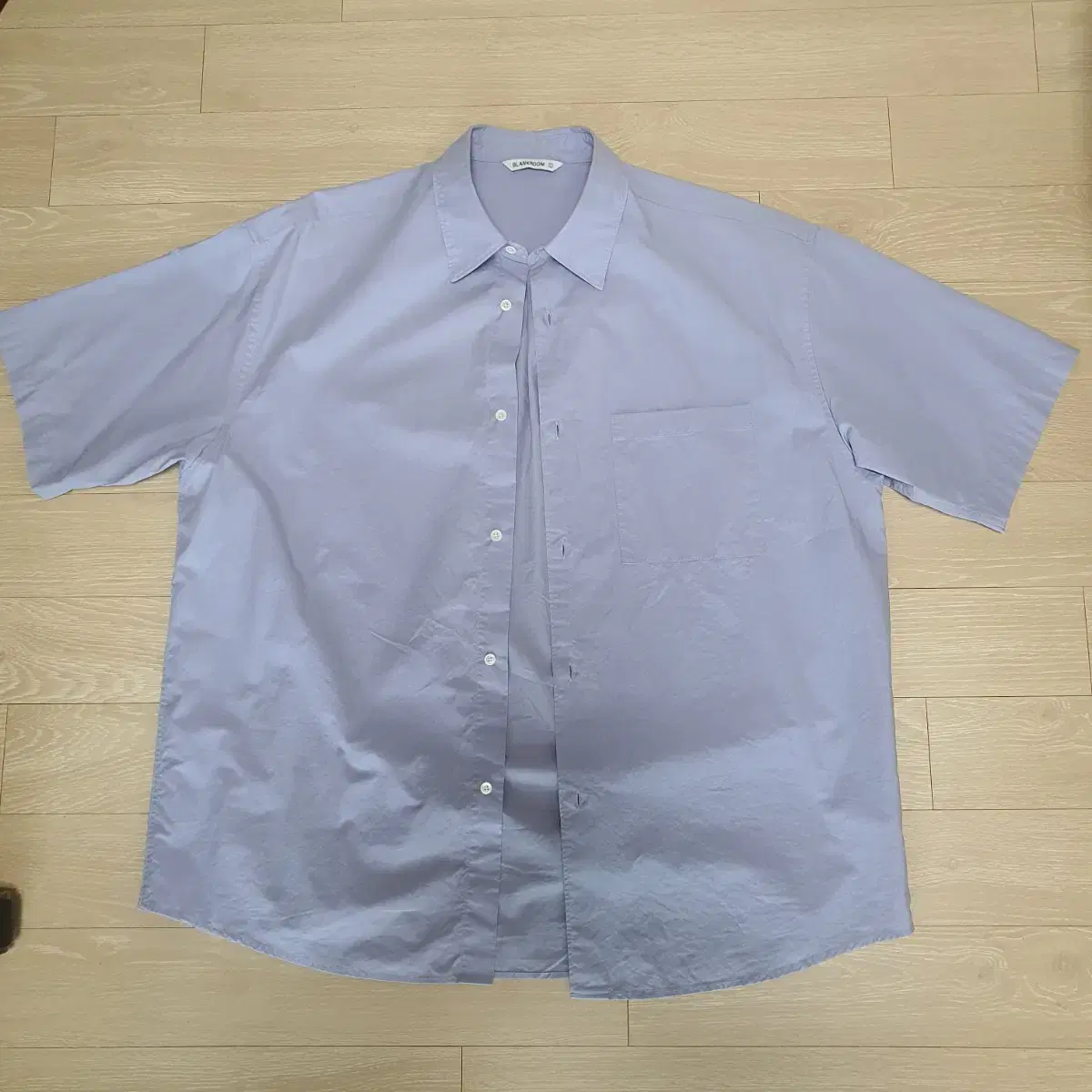 Blankroom Fine Day Shirt Purple Bloo