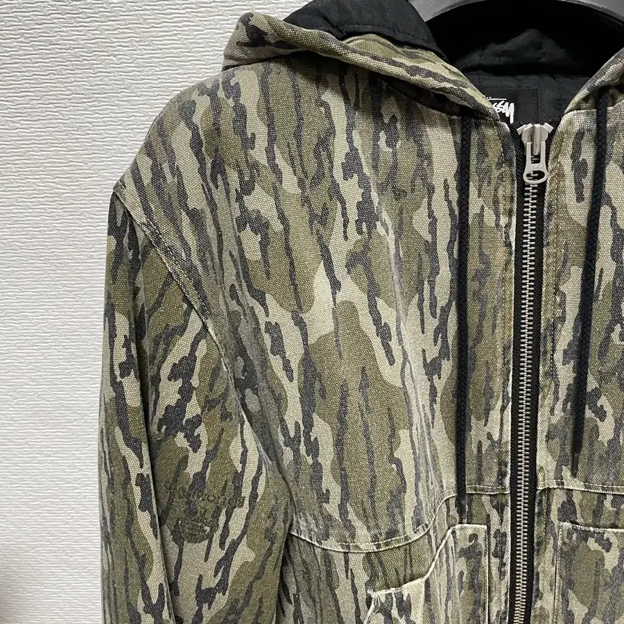 stussy real tree work jacket 스투시 리얼트리 자켓