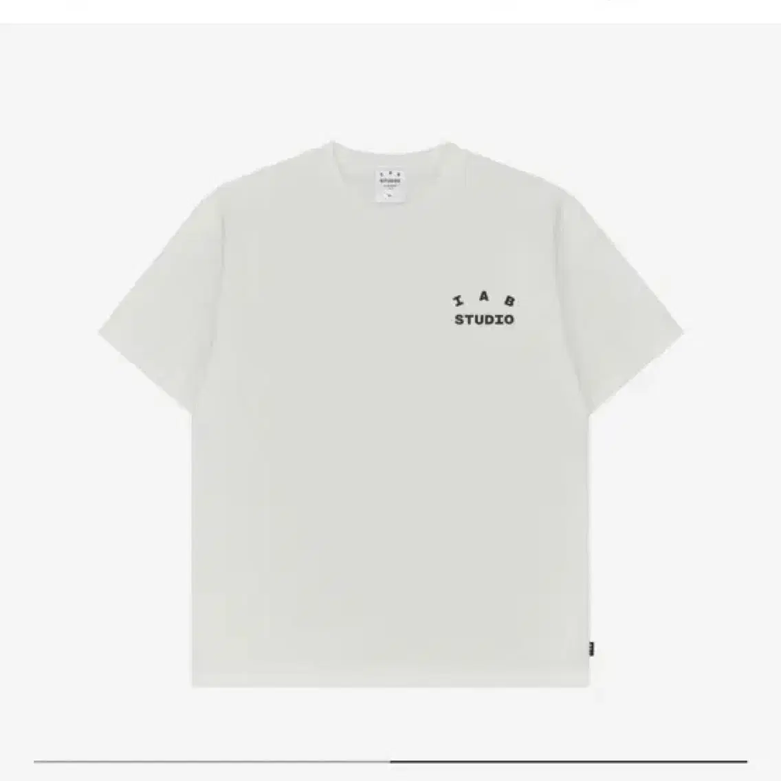 IAB STUDIO T-SHIRT WHITE 23FW(아이앱 스튜디오)