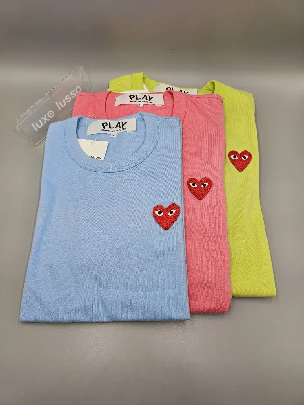 (New) Comme des Garçons Red Heart Short Sleeve T-Shirt AZ-T272