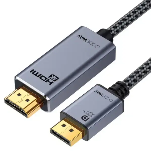 DP1.4 to HDMI2.0 메탈형 변환 케이블 1.5m