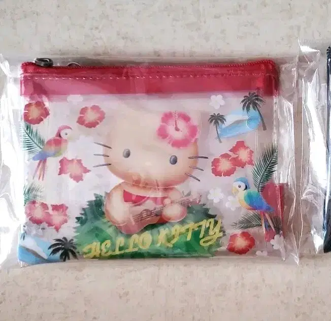 Hello Kitty pop up 50th Anniversary Clear Slim Pouch