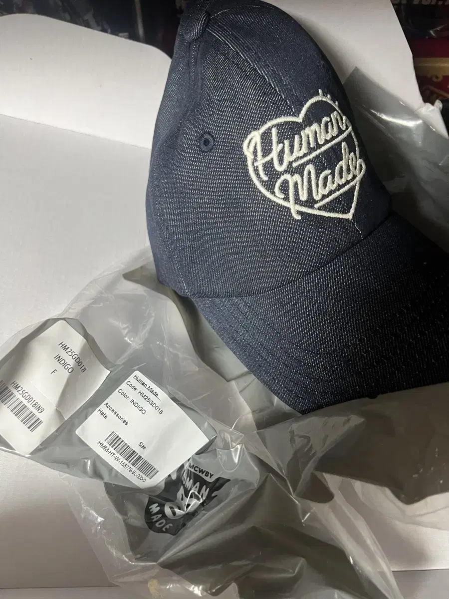 Human Made Indigo Denim Ball Cap (New Item)