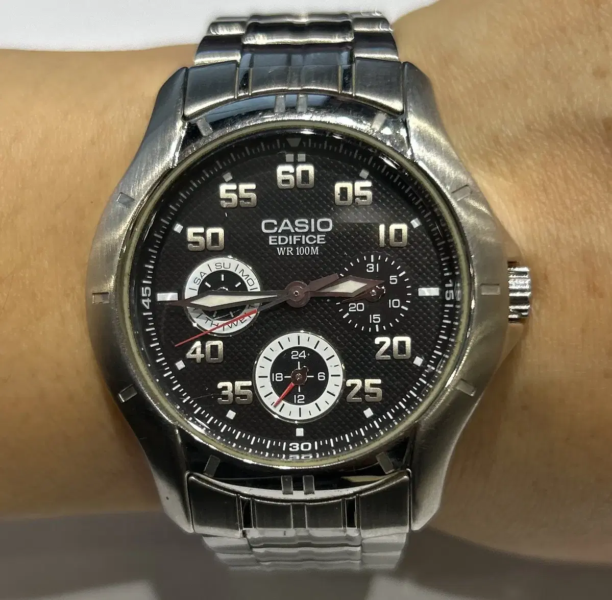 CasioMen's Metal Watch EF-317D-1A