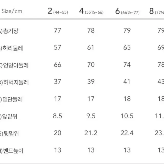 (새상품) 안다르 데님포츠 레깅스 8