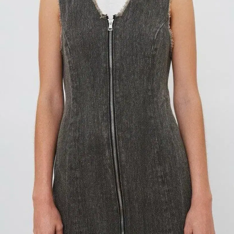 OUR LEGACY DENIM BIKER ZIP VEST